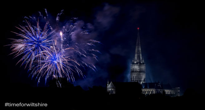 Salisbury Cathedral Fireworks