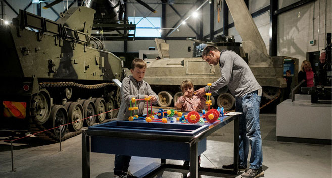 Interactive games at REME Museum