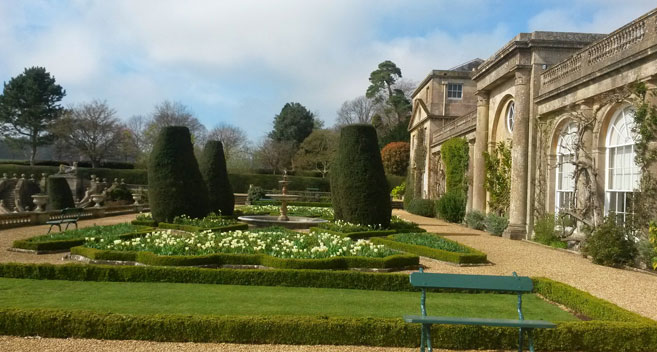 Bowood gardens in Wiltshire