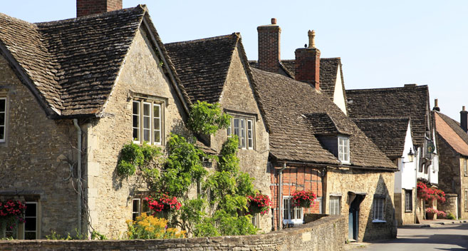 The National Trust village of Lacock