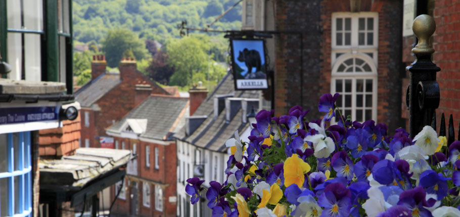 Marlborough High Street (image owned by Kennet District Council)