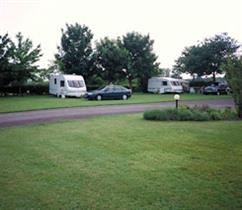 A corner of Piccadilly Caravan Site near Lacock.