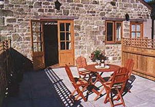 The enclosed patio garden