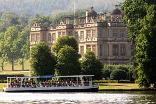 Longleat House with Safari Boat
