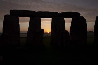 Sunrise at Stonehenge from the Inner Circle