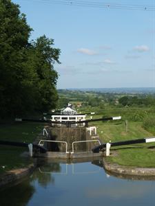 The Flight of Locks at Caen Hill