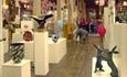Exquisite exhibits in an atmospheric setting