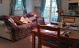 Sitting and dining area