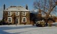 In the snow