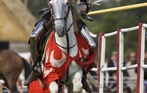 A Grand Medieval Joust at Old Sarum
