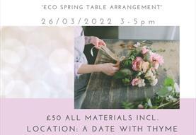 Flower Arranging Workshop 'Eco-friendly Spring Decoration'