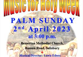 New Sarum Singers Music for Holy Week