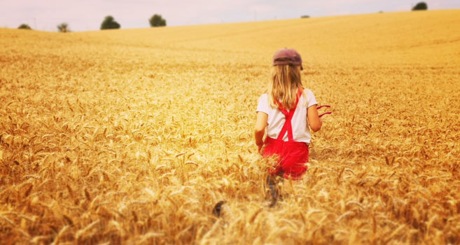 Laura Bishop Girl in Field