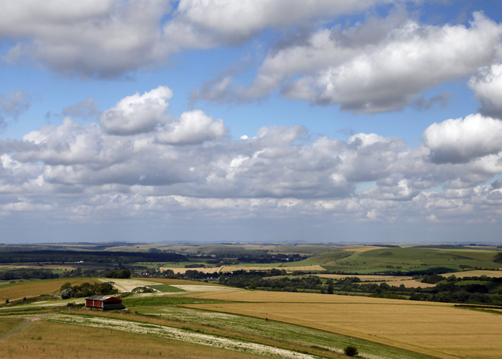 Views over the Deverill valley