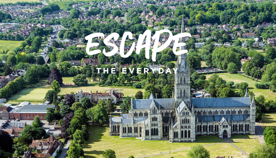 Salisbury Cathedral from above