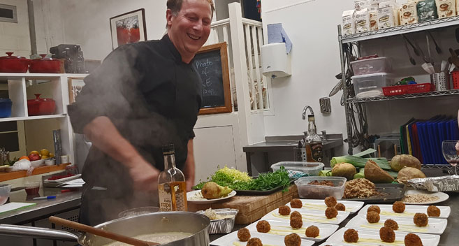 Peter Vaughan Chef's Table Vaughan's Cookery School