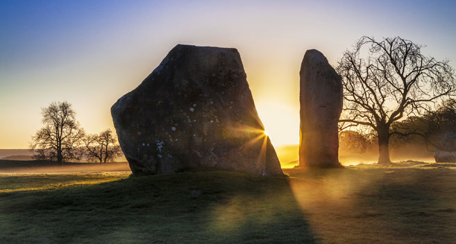 Sunrise at Avebury- photo credit Anna Stowe