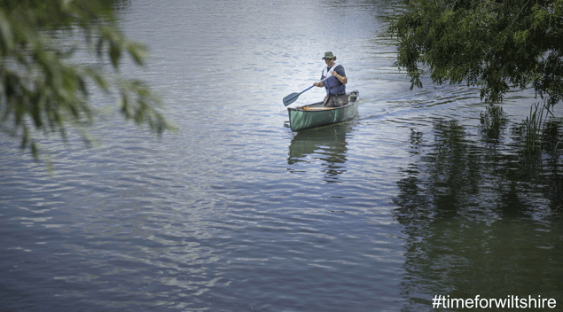 Canoeing on Wiltshire Canal