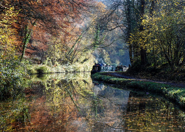 Boats on the Kennet and Avon Canal