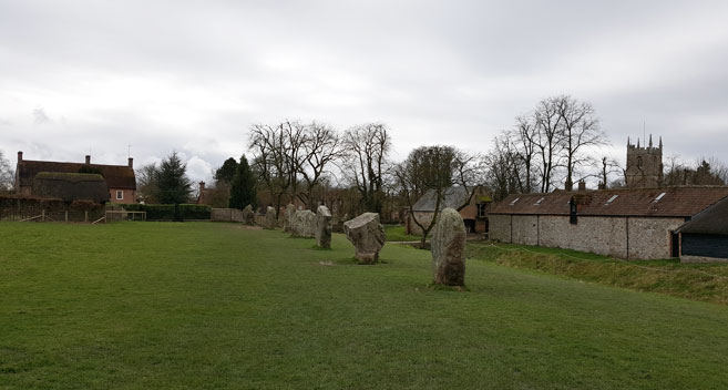 Avebury village