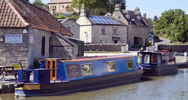 Kennet & Avon Canal at Bradford on Avon