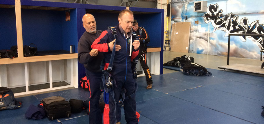 Drew at Skydive Netheravon