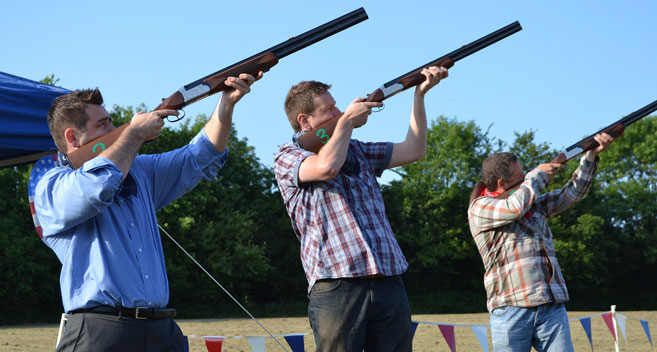 Laser Clay Shooting at Bowood