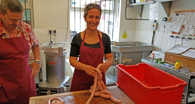 Making sausages