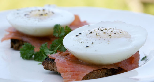 Poached eggs