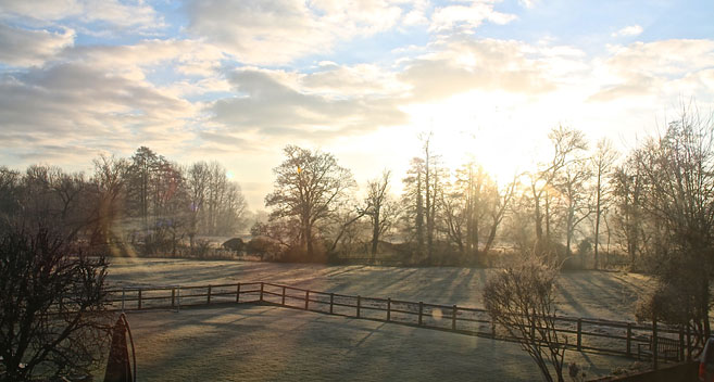 The view from Quidhampton Mill