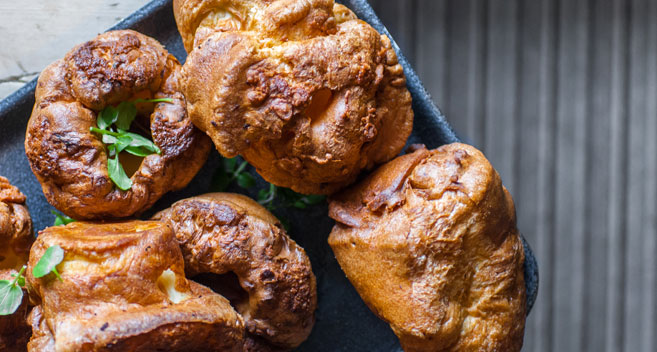 Yorkshire puddings at Dancing Moose in Salisbury