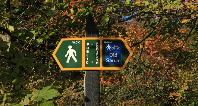 Signpost in Wiltshire