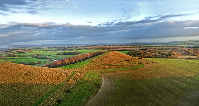 The view from Cley Hill