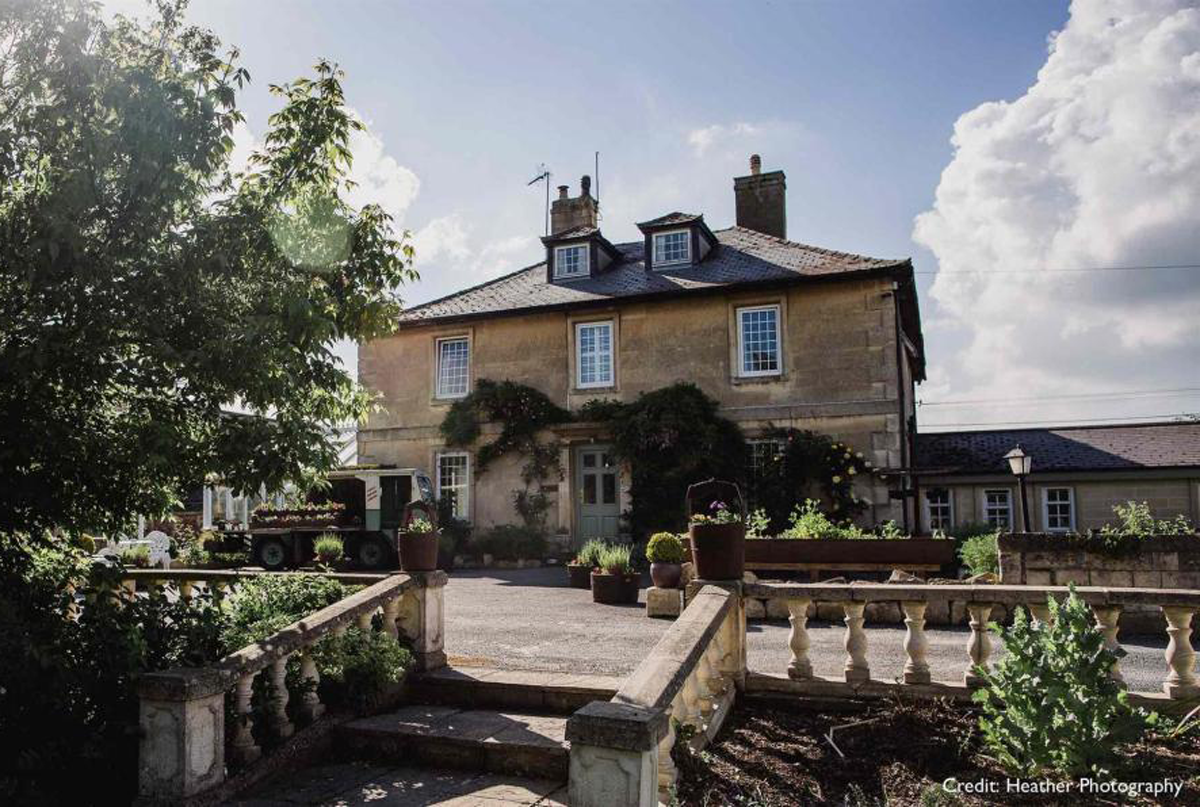 The outside of Widbrook Grange hotel