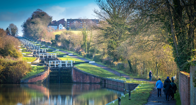 locks on the canal