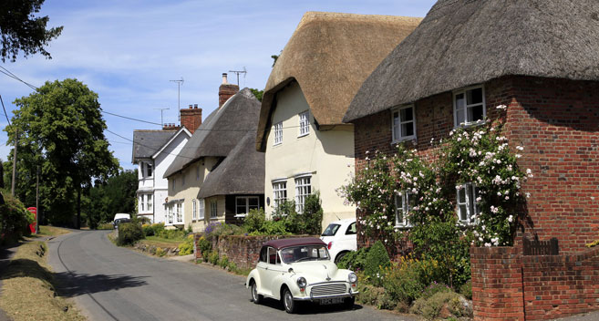 Milton Lilbourne village in Pewsey Vale 