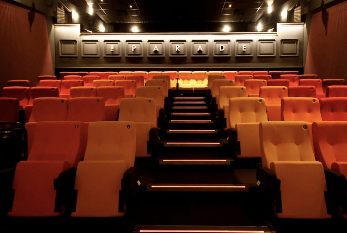 rows of cinema seats