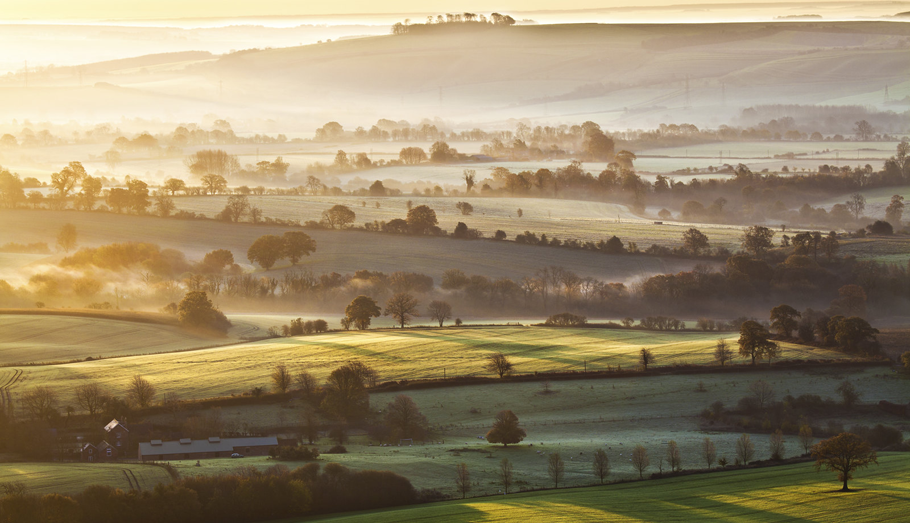Mists over the vale of pewsey