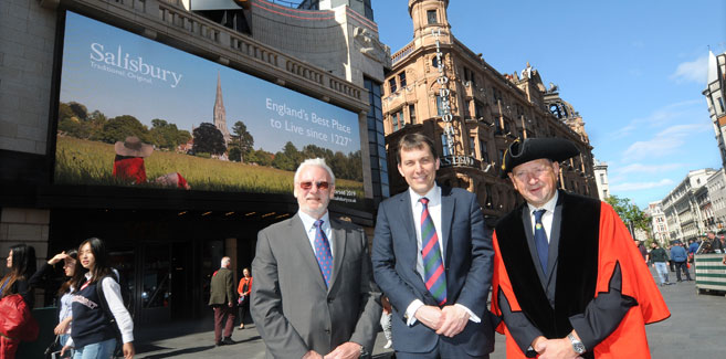 Unveil in Leicester Square