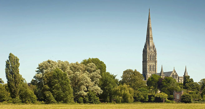 Salisbury Cathedral from a distance