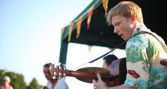 Musician at Solstice Music Fesitval