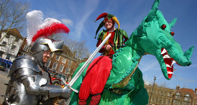 St George's Day, Salisbury