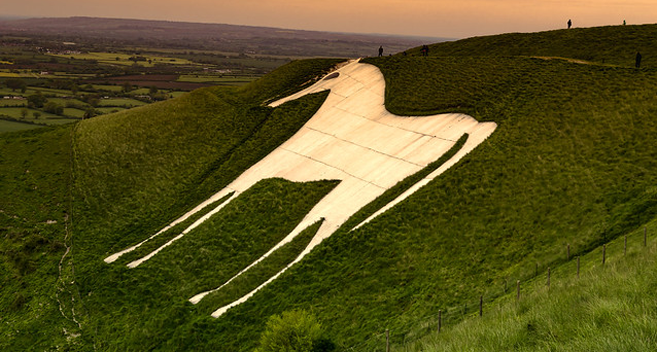 Westbury White Horse in Wiltshire