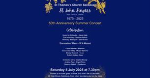 St John Singers 50th Anniversary Summer Concert