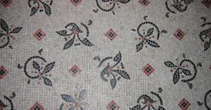 Tiled floor pattern, St Mary's Church
