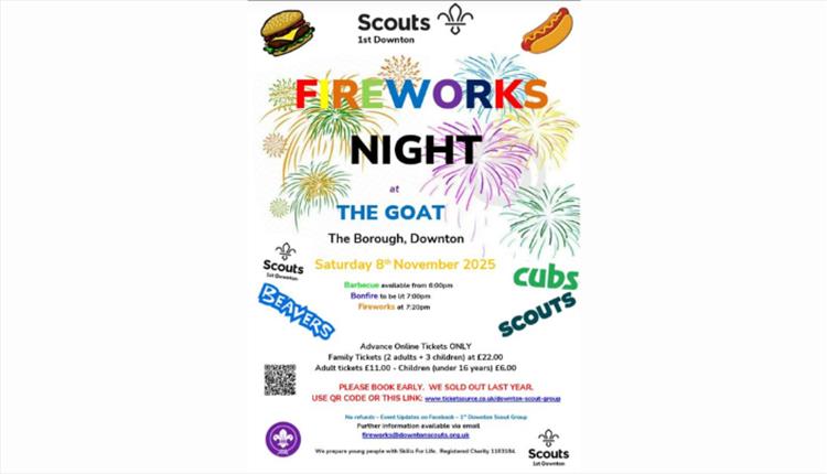 Downton Scouts Fireworks