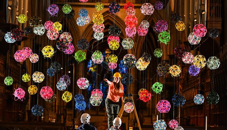 Art at Salisbury Cathedral: David Batchelor