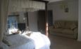 Four poster bed at Newton Farmhouse