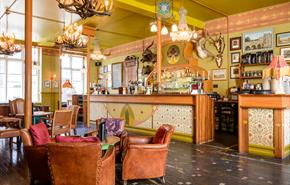 Bar area at Cosy Club in Salisbury