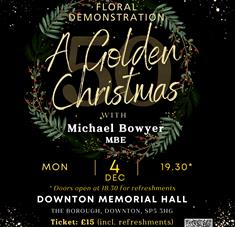 50th Anniversary Floral Demonstrations with Michael Bowyer, MBE